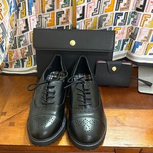 Jellypop Black Oxford Flats